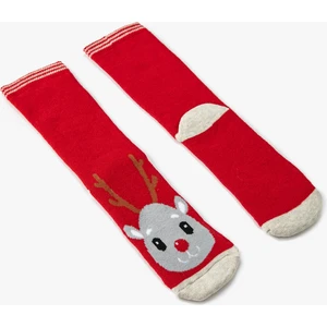 Yılbaşı Temalı Havlu Çorap
