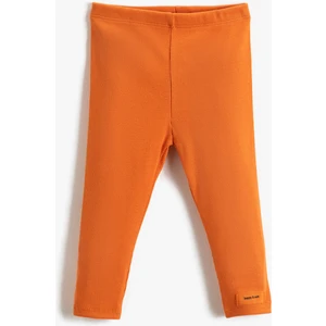 Fitilli Basic Tayt Etiket Detaylı Beli Lastikli