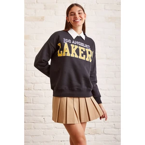 Lakers Baskılı Sweatshirt