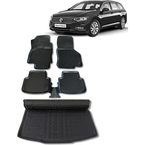 Vw Passat Variant Paspas Bagaj Havuzu Set 2015 Sonrası 3D Ultraflex Set