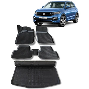 Vw T Cross Paspas Bagaj Havuzu Set 2022 Sonrası 3D Ultraflex Set