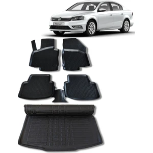 Volkswagen Jetta Paspas Bagaj Havuzu 2011 2019 Arası 3D Wöller Ultraflex Set