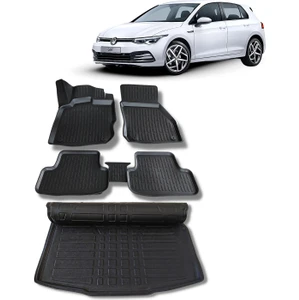Vw Golf 8 Paspas Bagaj Havuzu 2021 Sonrası 3D Wöller Ultraflex Set