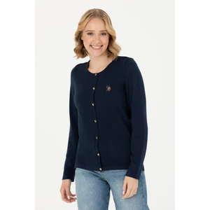 U.S. Polo Assn. Kadın Lacivert Triko Hırka 50269008-VR033