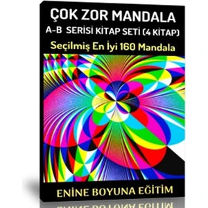 A ve B Serisi - Çok Zor Mandala Kitap Seti -4 Kitap