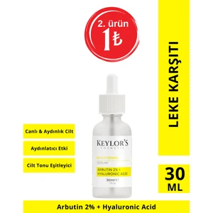 Leke Karşıtı Arbutin Cilt Bakım Serumu (Arbutin %2 + Hyaluronic Acid) 30 ml