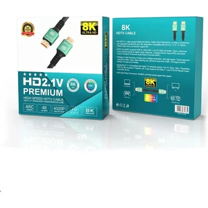 8k HDMI Kablo 7680X4320P 3metre 2.1V