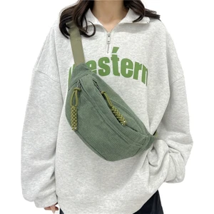 Love Home Bel Çantası Kadın Sonbahar ve Kış Yeni Kadife Rahat Bayan Çok Yönlü Çapraz Omuz Çantası Vahşi Kız Açık Cep Telefonu Çantası (Yurt Dışından)