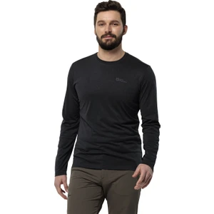 Jack Wolfskin Sky Thermal L/s Erkek Siyah İçlik Üst