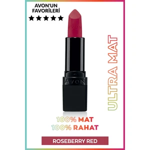 Ultra Matte Ruj - Roseberry Red
