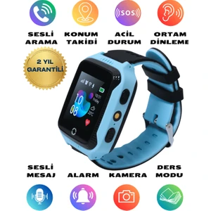 Akıllı Çocuk Saati Sim Kartlı ve Gps Konum Özellikli (Btk Kayıtlı)