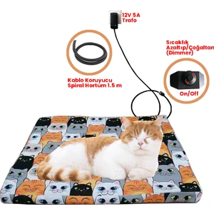 Evcil Hayvan  Kedi Köpek Isıtıcı Ped 45X50CM