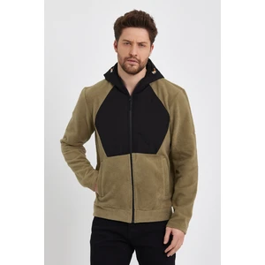 Uomo Park 5301 Intersoft Erkek Fermuarlı Kapüşonlu Mont