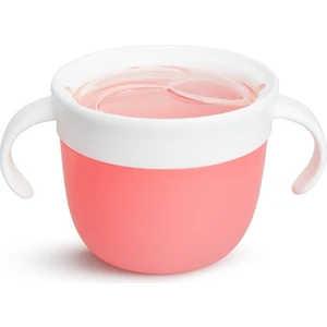 Dökülmeyi Önleyen Atıştırmalık Kabı, 266ml, 12ay , Pembe, 1 Adet