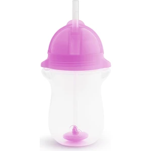 Tıklama Kilitli Uçlu Pipetli  Alıştırma Bardağı, 12AY+, 296ML, Mor, 1 Adet