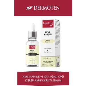 Akne Karşıtı Serum , Niacinamide ve Çay Ağacı Yağlı Cilt Bakım Serumu 30 ml