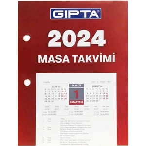2024 Blok Masa Takvimi 10X13 cm