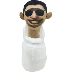 Mdsj Cadılar Bayramı Parodi Oyuncak Skibidi Toilet Plush Serin Tuvalet Adam (Yurt Dışından)