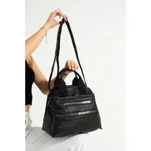 Tulsa Model Çanta Kadın Ithal Deri Çok Gözlü Omuz Çantası Cepli Vip Profesyonel