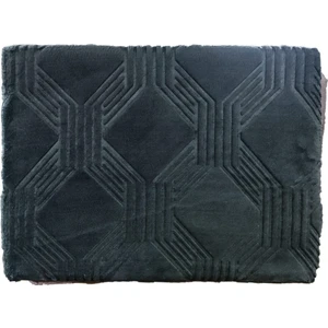 Trendy Art Deco Tek Kişilik Battaniye Haki 155X220