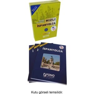 Fono Yayınları Hızlı Ispanyolca 1. Basamak 3 Kitap Seslendirmeli Mesleki Hazırlık Seti