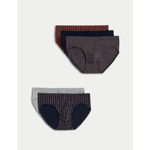 Marks & Spencer Saf Pamuklu 5'li Cool & Fresh™ Slip Külot Seti