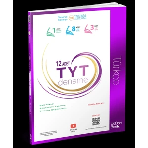 ÜçDörtBeş Yayınları TYT Türkçe 12 Deneme