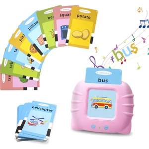 Learning Fun 224 Adet Flash Kart Şarjlı Sesli Eğitici Okul Öncesi Eğitim Dil Oyuncağı Ingilizce - Pembe