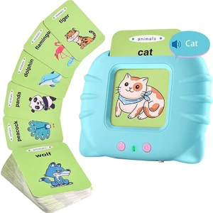 Learning Fun 224 Adet Flash Kart Şarjlı Sesli Eğitici Okul Öncesi Eğitim Dil Oyuncağı Ingilizce - Mavi