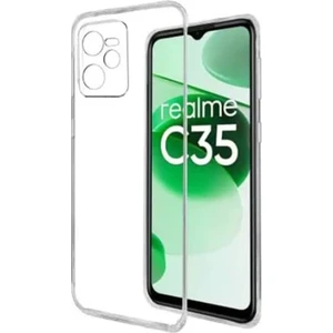 Realme C35 Kamera Korumalı Süper Silikon Kılıf