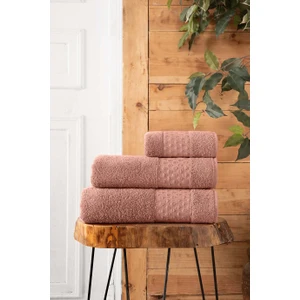 Arliva Home Helen Bukle Jakarlı Havlu Kıremıt 50X80