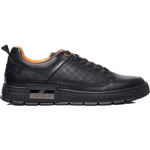 Erkek Siyah Deri Casual Ayakkabı