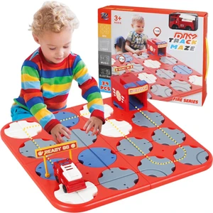Hestinya Toys İtfaiye Serisi Kodlama Oyunu Stem Mantıksal Yol Yapım Oyunu Eğitici Oyuncak Puzzle Oyunu Zeka Geliştirme Problem Çözme