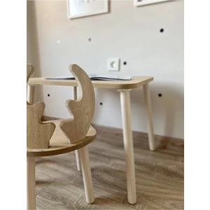 Montessori Aktivite Çocuk Boyama ve Çalışma Etkinlik Masa Sandalye Takımı 1 Masa 1 Sandalye