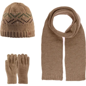 Erkek Çocuk Atkı Bere Eldiven 3'lü Takım