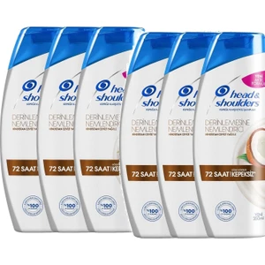 Head&shoulders Derinlemesine Nemlendirici Kepeğe Karşı Etkili Şampuan 350 ml x 6 Adet