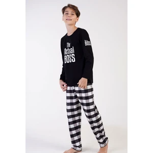 Pamuklu Erkek Çocuk Uzun Kol Pijama Takım(7-8/15-16)
