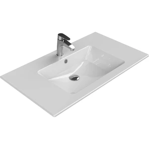 Turkuaz Seramik Ibiza 81 cm Etajerli Lavabo