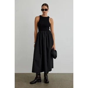 Siyah Holy Maxi Elbise