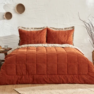 Karaca Home Celina Terracota Çift Kişilik Uyku Seti 195x215 – %100 Pamuk-Polyester, Klasik Desen, Günlük Konfor