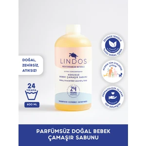 - Doğal Bebek Çamaşır Sabunu %100 Bitkisel Parfümsüz Antialerjik Baby 24 Yıkama - 600ml