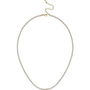 Merano Design 2mm Gold Su Yolu Kolye