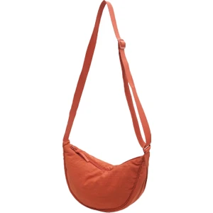 Love Home Küçük Kadın Moda Trend Kore Omuz Messenger Katı Renk Öğrenci Sanat Yarım Yuvarlak Çantası (Yurt Dışından)