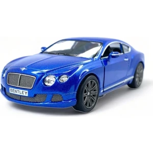 Peda Toy Bentley Continental Gt Speed Model Araba 1,36 Ölçek Lisanslı Çek Bırak Araba Kapı Aç Kapa Mavi