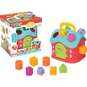 Peda Toy Egitici Yapboz Ev Bul ve Tak 13 Farklı Geometrik Şekiller