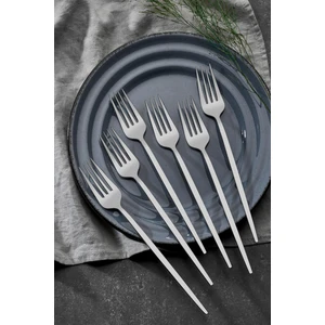 Mokka Modern Görünümlü Yemek Çatal 6'lı 18/0