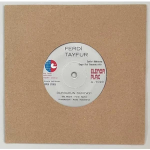 Ferdi Tayfur Boynu Büküğüm - Durdurun Dünyayı 45 Lik Plak (Orjinal Dönem Baskı)