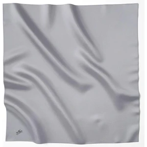Tivil Eşarp - Polyester Twill - Düz Renk - 8742795-977 - Füme