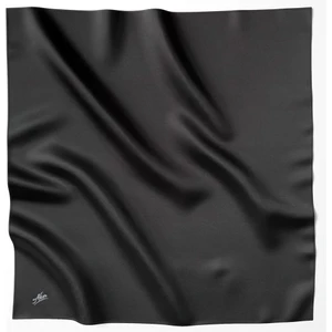 Tivil Eşarp - Polyester Twill - Düz Renk - 8742795-911 - Siyah