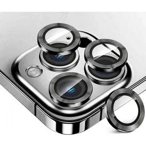 BufaloGlass iPhone 15 Pro/Max Titanium Grey Premium Lens Koruyucu/ Mineral Camera Protector